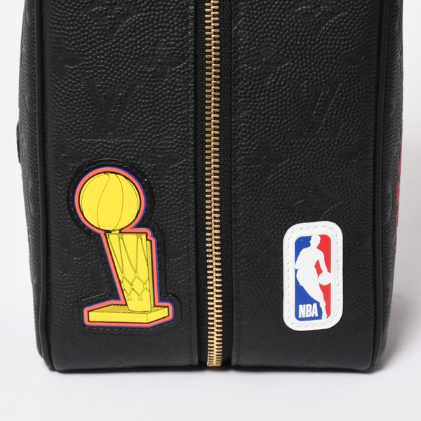 極美品 LOUIS VUITTON ルイヴィトン NBA モノグラム クロークルーム ドロップキット ブラック M58515 中古 4a004672