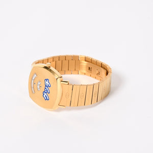 Very Good Condition GUCCI GRIP Watch 157.3 Weight approx. 101.89g Quartz Stainless Steel Gold GP Used 4a004742