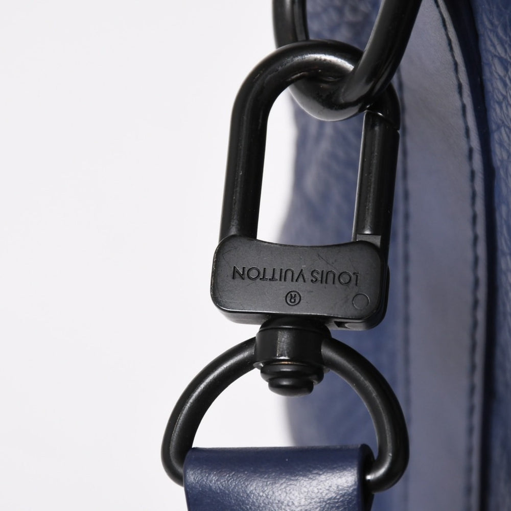 LOUIS VUITTON ルイヴィトン キーポル・バンドリエール 35 トリヨンモノグラム ボストンバッグ ネイビー M11691 美品 中古 4a004658