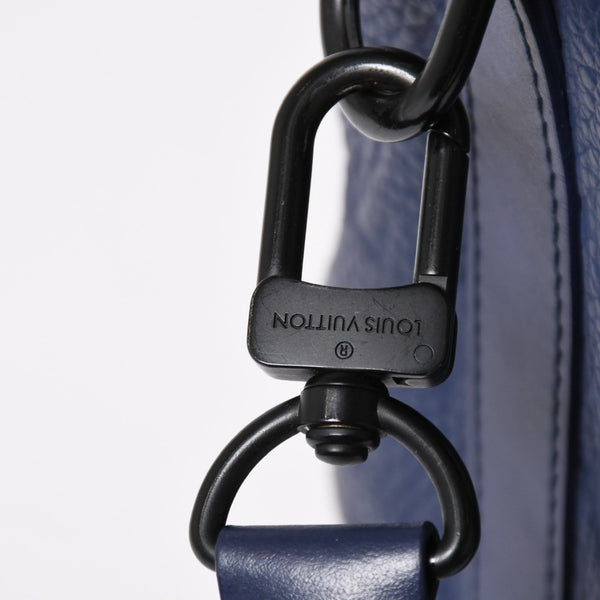 LOUIS VUITTON ルイヴィトン キーポル・バンドリエール 35 トリヨンモノグラム ボストンバッグ ネイビー M11691 美品 中古 4a004658
