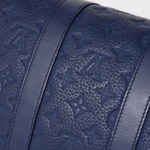 画像をギャラリービューアに読み込む, LOUIS VUITTON ルイヴィトン キーポル・バンドリエール 35 トリヨンモノグラム ボストンバッグ ネイビー M11691 美品 中古 4a004658