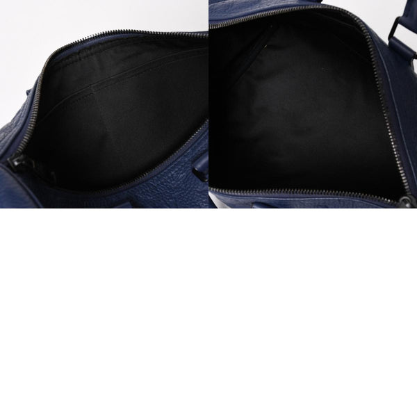 LOUIS VUITTON ルイヴィトン キーポル・バンドリエール 35 トリヨンモノグラム ボストンバッグ ネイビー M11691 美品 中古 4a004658
