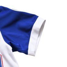 画像をギャラリービューアに読み込む, 新品同様品 Mitchell&amp;Ness ミッチェルアンドネス アトランタブレーブス チッパージョーンズ 復刻版 ベースボールジャージ Lサイズ ブルー ホワイト 中古 4a002307