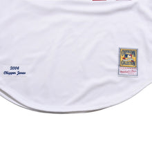 画像をギャラリービューアに読み込む, 新品同様品 Mitchell&amp;Ness ミッチェルアンドネス アトランタブレーブス チッパージョーンズ 復刻版 ベースボールジャージ Lサイズ ブルー ホワイト 中古 4a002307
