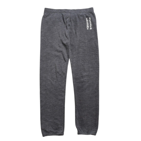 CHROME HEARTS Sweatpants Heather Gray Old English Logo CH Cross XS Size Ladies Good Condition Used 4a004546
