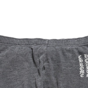 CHROME HEARTS Sweatpants Heather Gray Old English Logo CH Cross XS Size Ladies Good Condition Used 4a004546