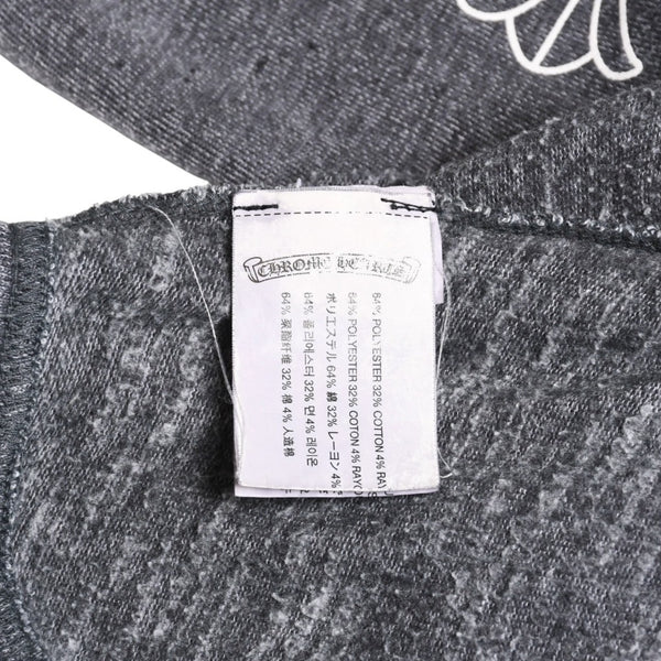 CHROME HEARTS Sweatpants Heather Gray Old English Logo CH Cross XS Size Ladies Good Condition Used 4a004546