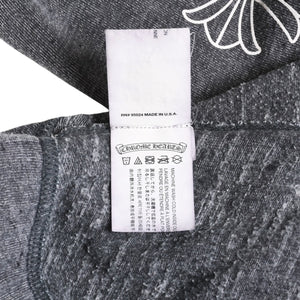 CHROME HEARTS Sweatpants Heather Gray Old English Logo CH Cross XS Size Ladies Good Condition Used 4a004546