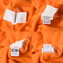 画像をギャラリービューアに読み込む, CHROME HEARTS クロムハーツ × オフホワイト Scroll Hoodie Orange オレンジ 2018SS スクロールロゴ フーディ パーカー Mサイズ 美品 中古 4a004649