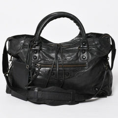 BALENCIAGA バレンシアガ バッグ ザ シティ 2WAY バッグ ブラック ハンドバッグ ショルダーバッグ 115748 美品 中古 4a004600