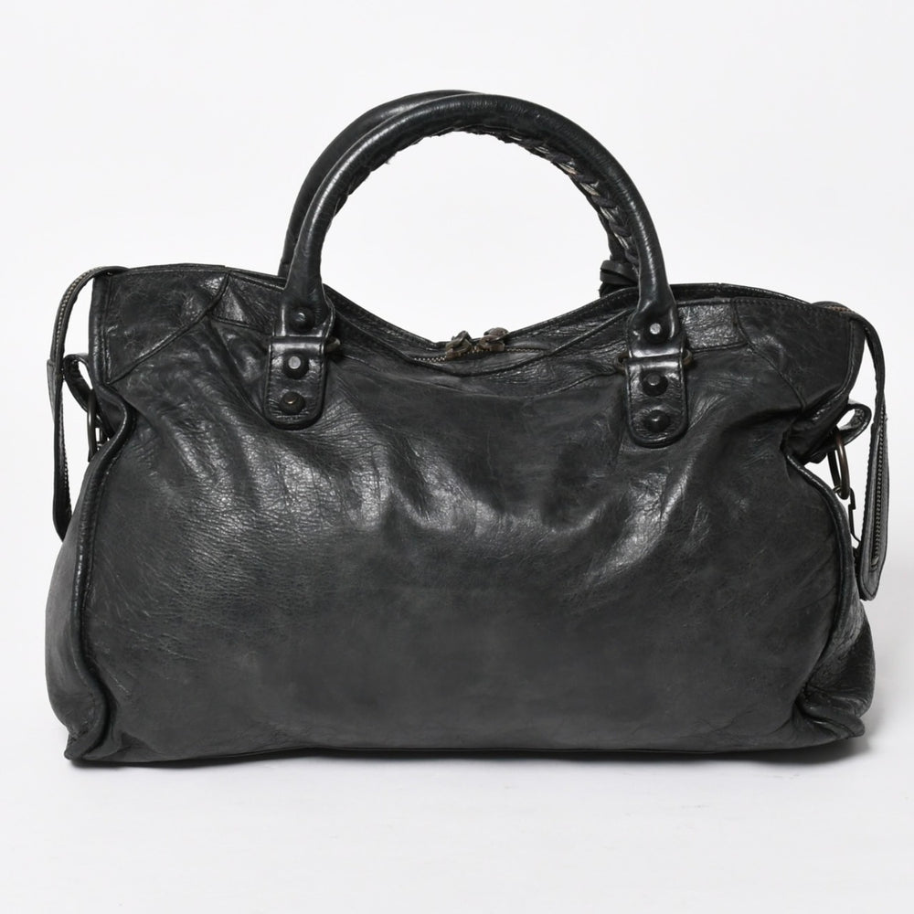 BALENCIAGA バレンシアガ バッグ ザ シティ 2WAY バッグ ブラック ハンドバッグ ショルダーバッグ 115748 美品 中古 4a004600