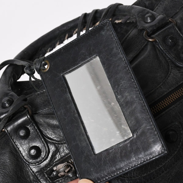 BALENCIAGA バレンシアガ バッグ ザ シティ 2WAY バッグ ブラック ハンドバッグ ショルダーバッグ 115748 美品 中古 4a004600