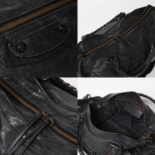 画像をギャラリービューアに読み込む, BALENCIAGA バレンシアガ バッグ ザ シティ 2WAY バッグ ブラック ハンドバッグ ショルダーバッグ 115748 美品 中古 4a004600