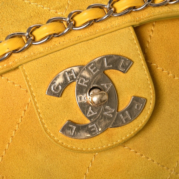 極美品 CHANEL シャネル PharrellCapsuleCollection ファレルカプセルコレクション ブラグマイバッグ XXL 27番台 イエロー 中古 4a004757
