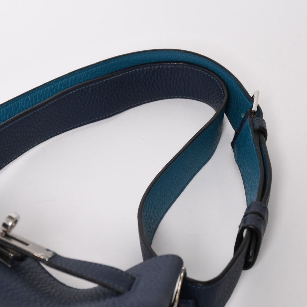 極美品 HERMES エルメス ソーケリー26 ヴェルソ ワンショルダーバッグ □R刻印 トリヨンクレマンス コルヴェール ターコイズ シルバー金具 中古 4a004756