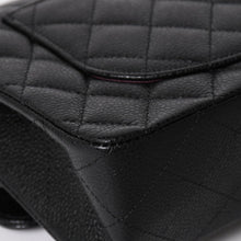 画像をギャラリービューアに読み込む, 新品同様 CHANEL シャネル マトラッセ23 Wフラップ Wチェーンショルダーバッグ 31番台 ココマーク ブラック ゴールド キャビスキン 中古 4a004765