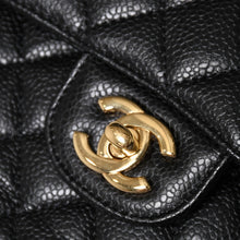 画像をギャラリービューアに読み込む, 新品同様 CHANEL シャネル マトラッセ23 Wフラップ Wチェーンショルダーバッグ 31番台 ココマーク ブラック ゴールド キャビスキン 中古 4a004765