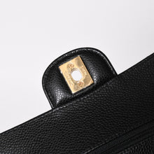 画像をギャラリービューアに読み込む, 新品同様 CHANEL シャネル マトラッセ23 Wフラップ Wチェーンショルダーバッグ 31番台 ココマーク ブラック ゴールド キャビスキン 中古 4a004765