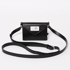 MM6 Maison Margiela メゾンマルジェラ ショルダーバッグ ミニショルダーバッグ ブラック ホワイト 美品 中古 4a004603