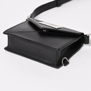 MM6 Maison Margiela メゾンマルジェラ ショルダーバッグ ミニショルダーバッグ ブラック ホワイト 美品 中古 4a004603