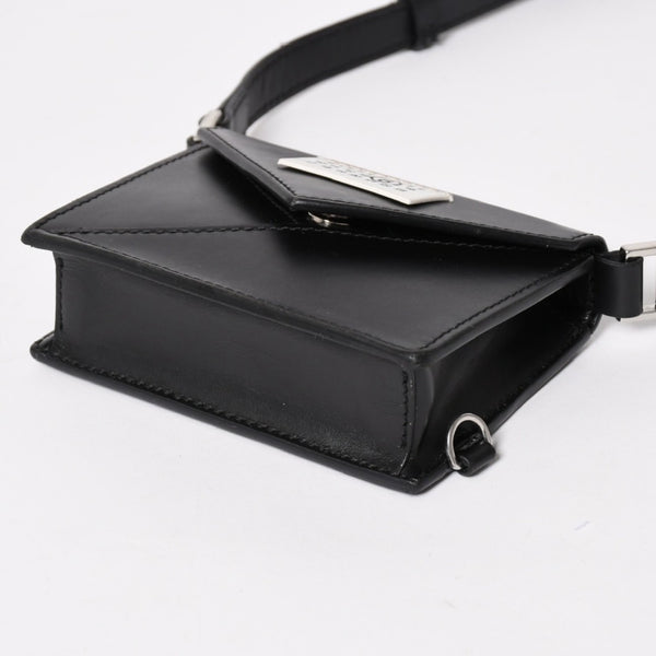 MM6 Maison Margiela メゾンマルジェラ ショルダーバッグ ミニショルダーバッグ ブラック ホワイト 美品 中古 4a004603