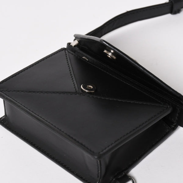MM6 Maison Margiela メゾンマルジェラ ショルダーバッグ ミニショルダーバッグ ブラック ホワイト 美品 中古 4a004603