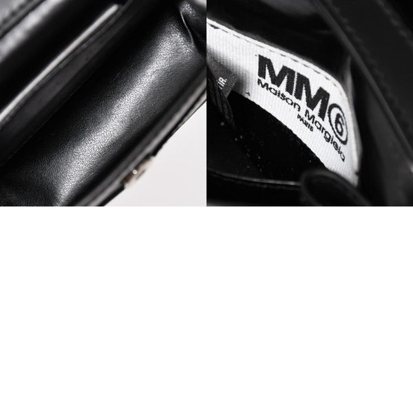 MM6 Maison Margiela メゾンマルジェラ ショルダーバッグ ミニショルダーバッグ ブラック ホワイト 美品 中古 4a004603