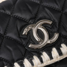 画像をギャラリービューアに読み込む, 極美品 CHANEL シャネル COCO NIEGE ココネージュ バックパック リュック 26番台 ココマーク ナイロン ボア ベージュ ブラック 中古 4a004780