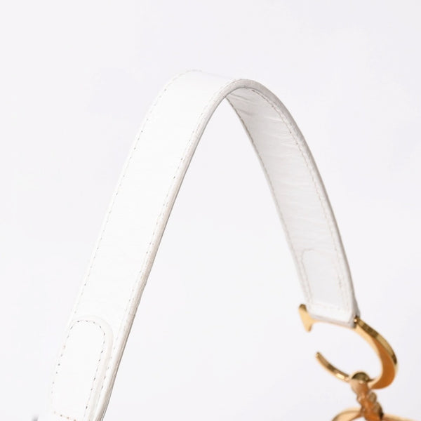 Christian Dior クリスチャンディオール サドルバッグ ワンショルダーバッグ ブラウン レザー ガリアーノ期 美品 中古 4a004759