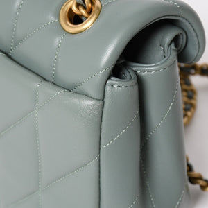 Very good condition COACH Tabby Shoulder Bag 26 Quilted Shoulder Bag CP150 Sage Green Nappa Leather Crossbody 2way Gold Hardware Used 4a004604