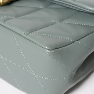 Very good condition COACH Tabby Shoulder Bag 26 Quilted Shoulder Bag CP150 Sage Green Nappa Leather Crossbody 2way Gold Hardware Used 4a004604