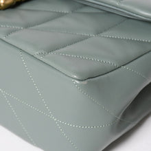 画像をギャラリービューアに読み込む, 極美品 COACH コーチ タビー ショルダーバッグ 26 キルティング ショルダーバッグ CP150 セージグリーン ナッパレザー クロスボディ 2way ゴールド金具 中古 4a004604