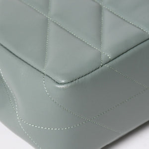 Very good condition COACH Tabby Shoulder Bag 26 Quilted Shoulder Bag CP150 Sage Green Nappa Leather Crossbody 2way Gold Hardware Used 4a004604