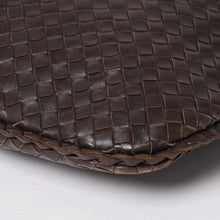 Load image into Gallery viewer, BOTTEGA VENETA ボッテガヴェネタ ホーボーショルダーバッグ イントレチャート ブラウン ダークブラウン 美品 中古 4a004498