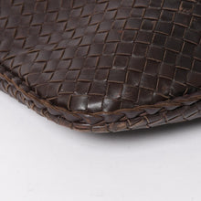 Load image into Gallery viewer, BOTTEGA VENETA ボッテガヴェネタ ホーボーショルダーバッグ イントレチャート ブラウン ダークブラウン 美品 中古 4a004498