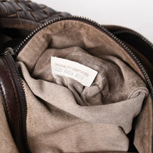 Load image into Gallery viewer, BOTTEGA VENETA ボッテガヴェネタ ホーボーショルダーバッグ イントレチャート ブラウン ダークブラウン 美品 中古 4a004498