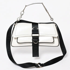 Christian Dior クリスチャンディオール ハードコアライン ショルダーバッグ 05-MA-0014 ラインストーン ガリアーノ期 美品 中古 4a004775