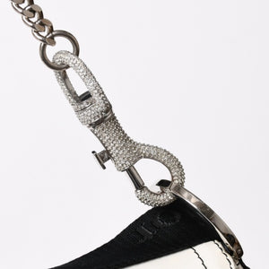 Christian Dior クリスチャンディオール ハードコアライン ショルダーバッグ 05-MA-0014 ラインストーン ガリアーノ期 美品 中古 4a004775