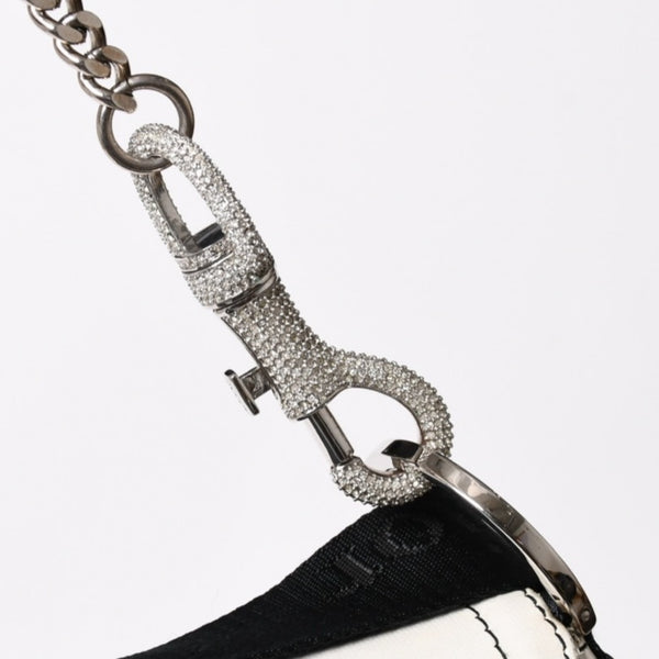 Christian Dior クリスチャンディオール ハードコアライン ショルダーバッグ 05-MA-0014 ラインストーン ガリアーノ期 美品 中古 4a004775