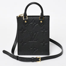 Load image into Gallery viewer, 極美品 LOUIS VUITTON ルイヴィトン モノグラムアンプラント プティット サックプラ 2WAY ショルダーバッグ ハンドバッグ ブラック M81417 中古 4a004581