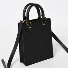 Load image into Gallery viewer, 極美品 LOUIS VUITTON ルイヴィトン モノグラムアンプラント プティット サックプラ 2WAY ショルダーバッグ ハンドバッグ ブラック M81417 中古 4a004581