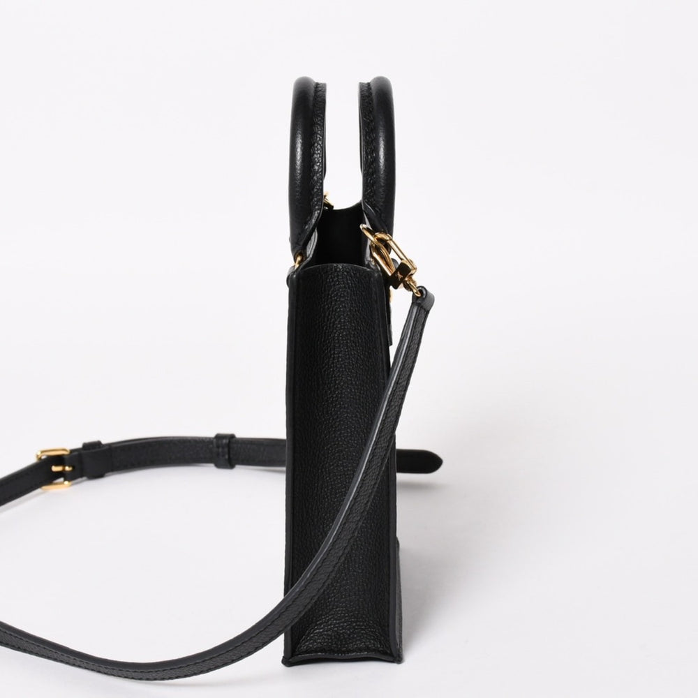 極美品 LOUIS VUITTON ルイヴィトン モノグラムアンプラント プティット サックプラ 2WAY ショルダーバッグ ハンドバッグ ブラック M81417 中古 4a004581