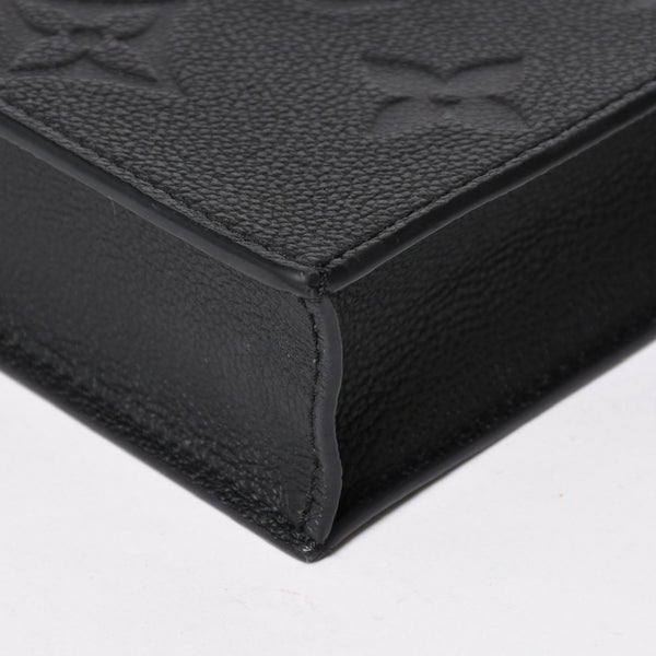 極美品 LOUIS VUITTON ルイヴィトン モノグラムアンプラント プティット サックプラ 2WAY ショルダーバッグ ハンドバッグ ブラック M81417 中古 4a004581