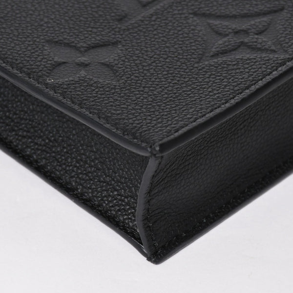 極美品 LOUIS VUITTON ルイヴィトン モノグラムアンプラント プティット サックプラ 2WAY ショルダーバッグ ハンドバッグ ブラック M81417 中古 4a004581