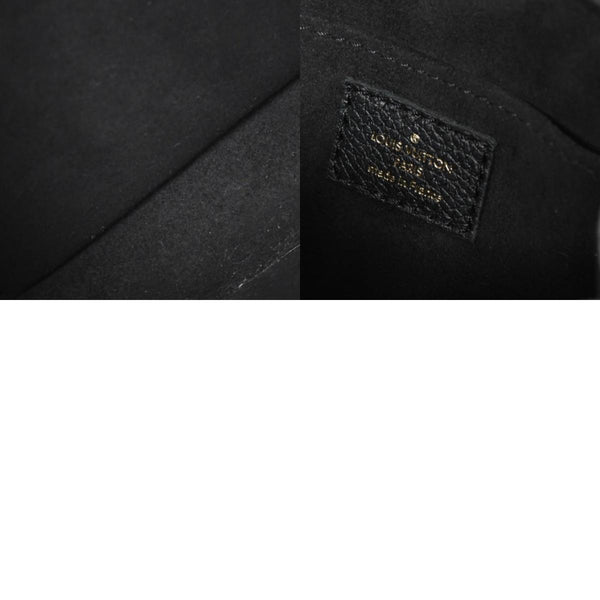 極美品 LOUIS VUITTON ルイヴィトン モノグラムアンプラント プティット サックプラ 2WAY ショルダーバッグ ハンドバッグ ブラック M81417 中古 4a004581