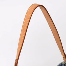 Load image into Gallery viewer, 極美品 LOUIS VUITTON ルイヴィトン ミニプリーティ ワンショルダーバッグ M95050 モノグラム デニム インディゴブルー 中古 4a004766