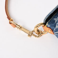 Load image into Gallery viewer, 極美品 LOUIS VUITTON ルイヴィトン ミニプリーティ ワンショルダーバッグ M95050 モノグラム デニム インディゴブルー 中古 4a004766