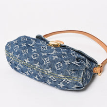 Load image into Gallery viewer, 極美品 LOUIS VUITTON ルイヴィトン ミニプリーティ ワンショルダーバッグ M95050 モノグラム デニム インディゴブルー 中古 4a004766
