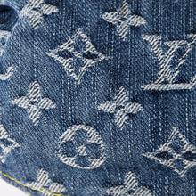 Load image into Gallery viewer, 極美品 LOUIS VUITTON ルイヴィトン ミニプリーティ ワンショルダーバッグ M95050 モノグラム デニム インディゴブルー 中古 4a004766