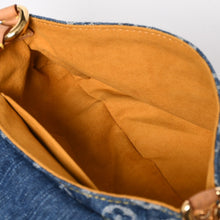 Load image into Gallery viewer, 極美品 LOUIS VUITTON ルイヴィトン ミニプリーティ ワンショルダーバッグ M95050 モノグラム デニム インディゴブルー 中古 4a004766